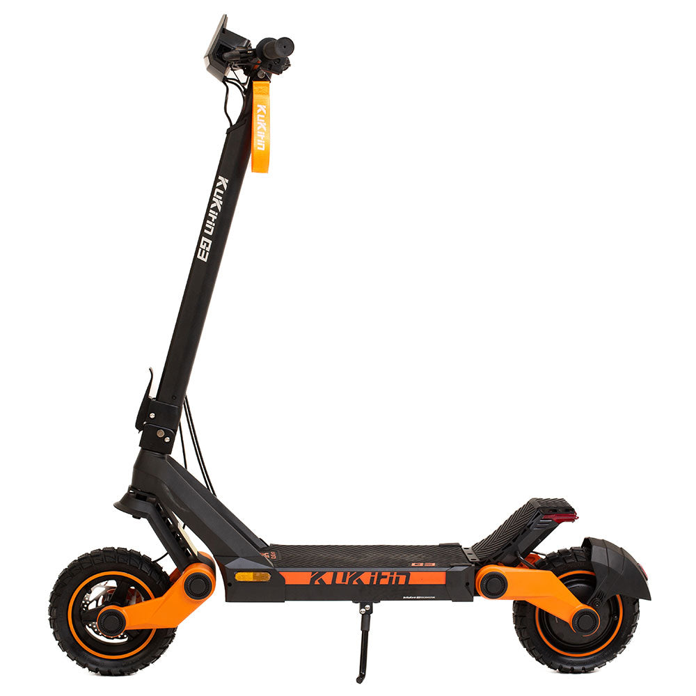 All-Terrain Shock Absorption: Four-arm system for a smooth ride on rough and varied surfaces.