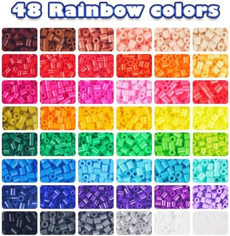 Mosaibead Supreme Fuse Beads Kit: 31,000 Beads & 48 Colors