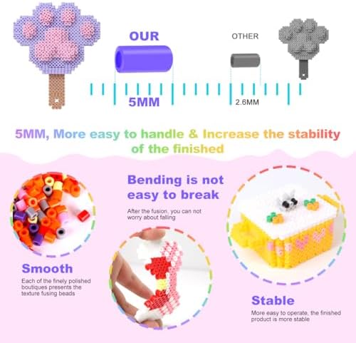 Mosaibead Creative Craft Kit: 11,000 Beads & Full Accessories
