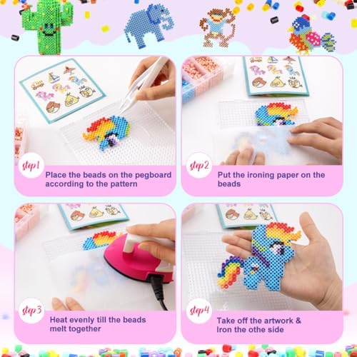 Mosaibead Creative Craft Kit: 11,000 Beads & Full Accessories