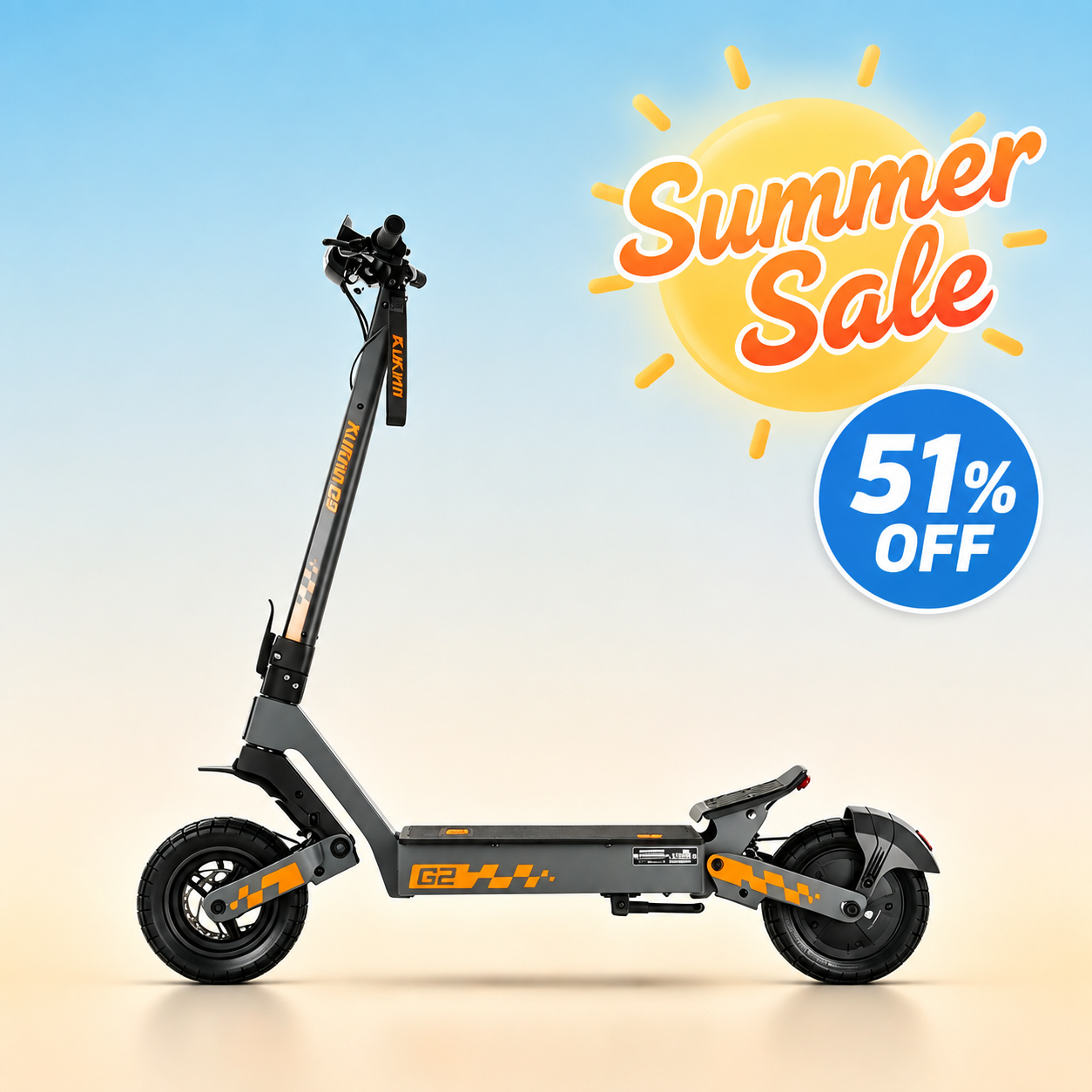 KuKirin G2 Electric Scooter summer sale product image